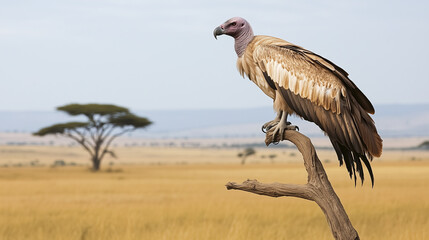 Obraz premium サバンナ-ハゲワシ