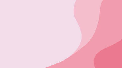 Soft Abstract Pink Fluid Background with Wavy Layers.