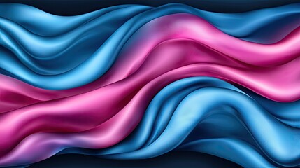 Obraz premium Abstract flowing fabric. dynamic folds. color gradient. background. graphic design element