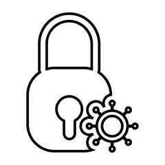 Security, Settings, and Shield Icons - Vector Graphic for Protection and Safety