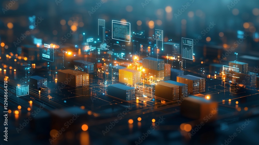 Poster innovative technology revolutionizes data management in urban environments through advanced visualiz