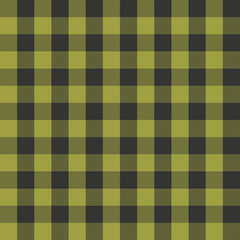 Green and grey Scotland textile seamless pattern. Fabric texture check tartan plaid. Abstract geometric background for cloth, card, fabric. Monochrome graphic repeating design. Modern squared ornament