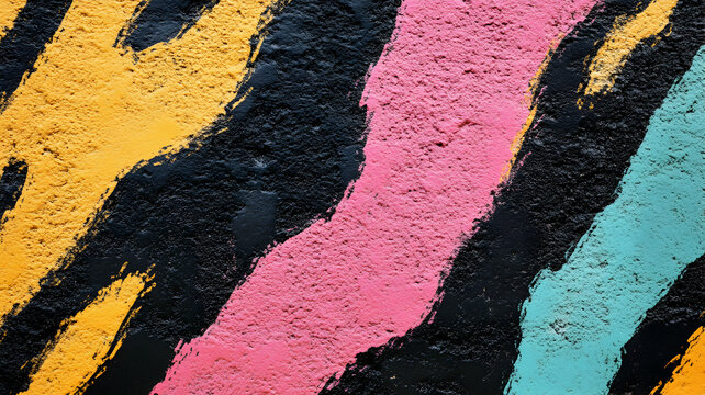 un fondo de animal de textura de piel de animal de cebra o tigra colorida con colores pastel y negro con espacio de copia o fondo para plantilla