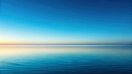 Obraz premium Softly fading from pale blue at top to sky blue towards middle and gradually deepens to light azure at bottom , peaceful scene, serene landscape