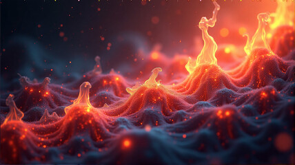 abstract fire background