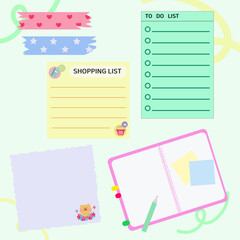 귀여운 다이어리 꾸미기와 할 일 목록