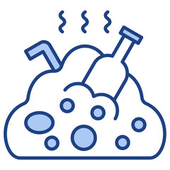 Landfill Blue Icon