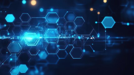 Abstract digital network design background