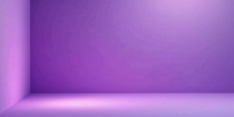 Obraz premium Simple Purple Corner Room Interior Design Mockup for Product Presentation and Branding
