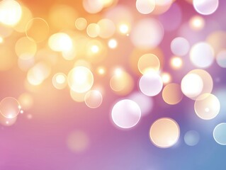 Fototapeta premium Ethereal soft-focus light bokeh floating in pastel hues, creating a dreamy minimalist abstract background
