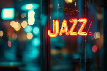 A silhouette of a saxophonist playing in a smoky jazz club with a live audience, generative AI