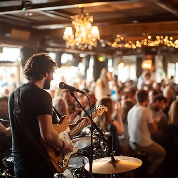 Live music performance bar venue concert event social atmosphere audience engagement vibrant setting