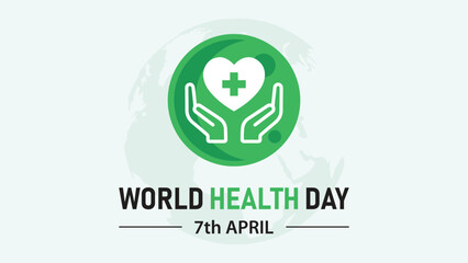 Global World Health Day Awareness Graphic with Date