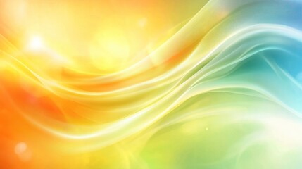 Obraz premium Abstract vibrant color waves, dynamic background design, ideal for website banners or presentation backgrounds