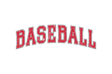 Baseball SVG Typography T Shirt Design