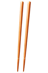 wooden chopsticks isolated on a transparent background