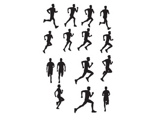 silhouettes of people