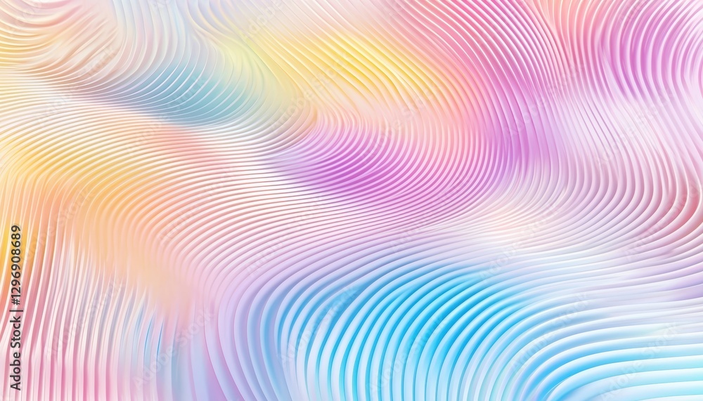 Poster diagonal minimalist lines in subtle pastel gradients, forming an abstract soft-focus geometric backg