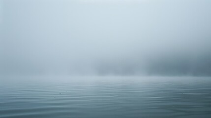 Fototapeta premium Mysterious Fog on a Grey Background Creating an Enigmatic Atmosphere