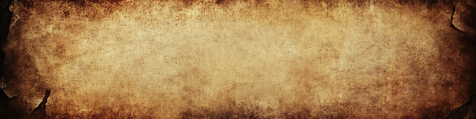 Obraz premium A rustic, old parchment background with space for text in the center