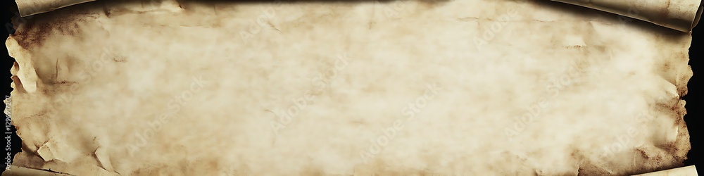 Poster a rustic, old parchment background with space for text in the center
