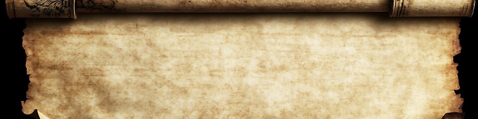 Obraz premium A rustic, old parchment background with space for text in the center