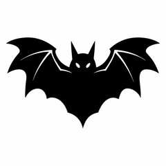 Bat Silhouette Vector Art Design