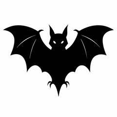 Bat Silhouette Vector Art Design