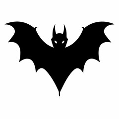 Bat Silhouette Vector Art Design
