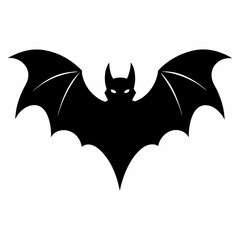 Bat Silhouette Vector Art Design