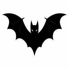 Bat Silhouette Vector Art Design