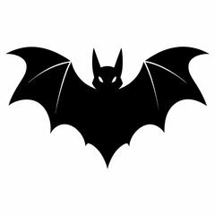 Bat Silhouette Vector Art Design