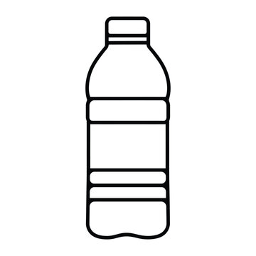 recommend clip art: water bottle line art vector illustration