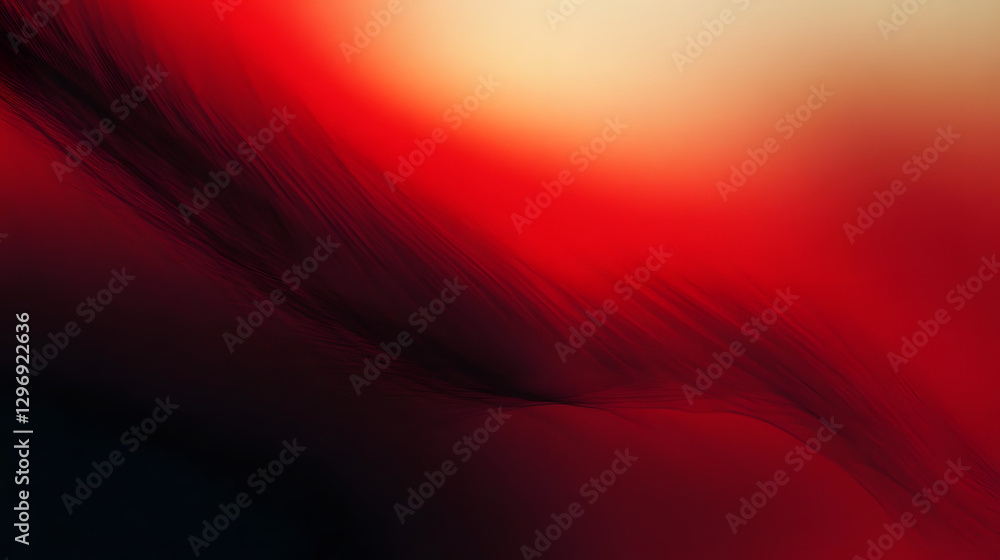 Poster abstract noisy color gradient background with red and black beige design