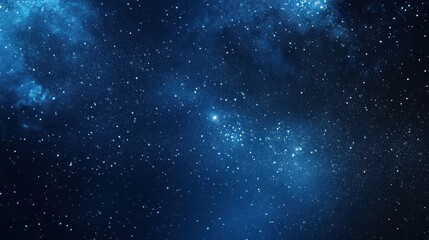 Fototapeta premium Night sky, stars, nebula, cosmic dust, space background, astronomy, wallpaper