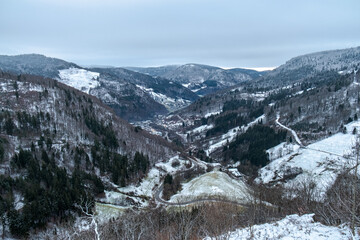 Snowy Bridge in Todtnau, Black Forest, Germany &ndash; Winter Landscape