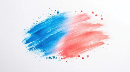 Delicate watercolor-like pastel brushstrokes softly diffusing into a muted background, forming an artistic and minimal design