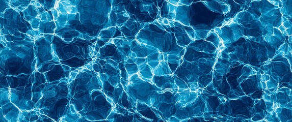 Abstract blue water seamless texture background
