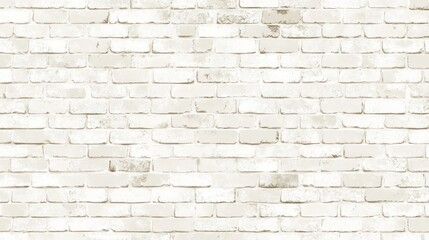 Obraz premium Vintage Beige Brick Wall Background, Ideal for Design Inspiration