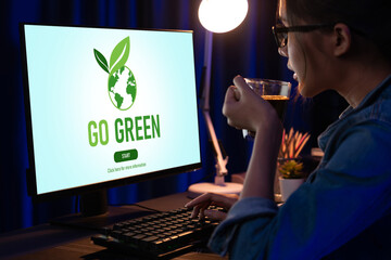 Green business transformation for brisk corporate business to thank green marketing strategy