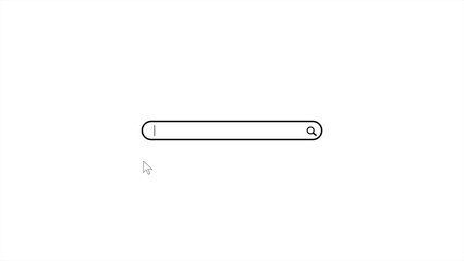 Search bar background design element. Search Bar for UI. illustration.