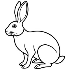 Elegant Rabbit Vector Illustration