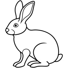 Elegant Rabbit Vector Illustration