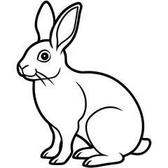 Elegant Rabbit Vector Illustration