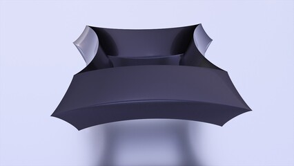 Abstract figures. Computer generated 3d render