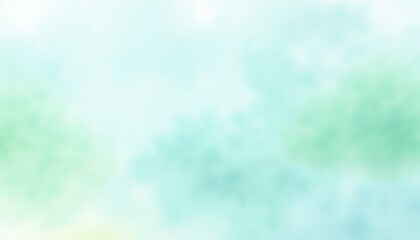 Soft abstract background in blue and green hues, dreamy ethereal design
