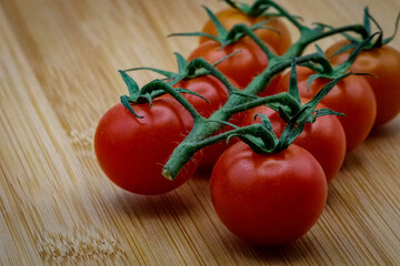 Sweet Red, on vine, tomatoes