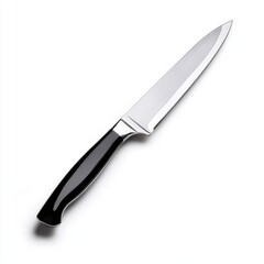 Obraz premium Kitchen Knife, Studio Shot, White Background