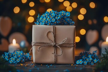 Warm and unforgettable bouquet under the light