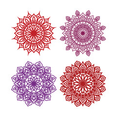 Intricate Mandala Round Ornament Designs for Artistic Inspiration